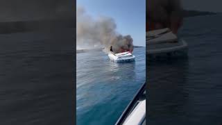 got an extinguisher? #fire #boat #emergency