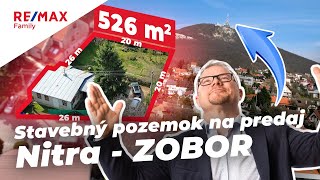 Pozemok Zobor - Chmeľová dolina - na predaj