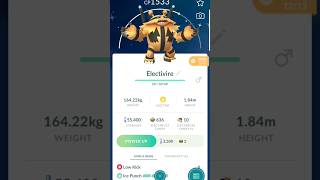 Transferring a shiny Electivire in Pokemon GO