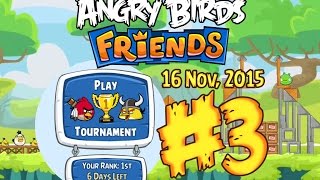 Angry Birds Friends Tournament Level 3 Week 183 Power Up Highscore Walkthrough