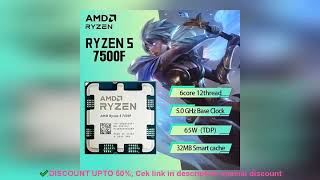 New AMD RYZEN5 7500F Brand New CPU Gaming Processor AMD r5 7500f 5NM 3 Review