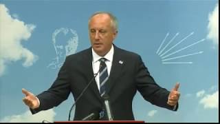 Muharrem Ince'den Secim Sonrası Beklenen Basın Acıklaması Geldi  25 06 2018