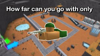 How far can you go with Only Sniper? | Roblox Tower Battles