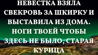 Невестка взяла свекровь за шкирку и выставила из дома. Ноги твоей чтобы здесь не было, старая кури