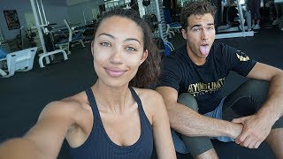 Girlfriend Takes Me Through Her Leg Workout!