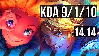 ZOE vs EZREAL (MID) | 9/1/10, 600+ games | EUW Master | 14.14