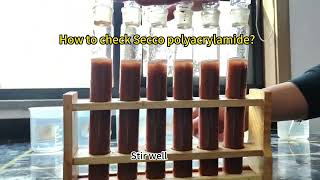 How to check Secco polyacrylamide pam (new)