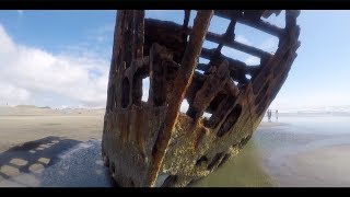 Oregon: Shipwreck | Wreck of the Peter Iredale: Fort Stevens State Park (FULL HD)