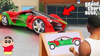 Franklin Find The Most Powerful & Fastest God Car Ever Using Magical Painting In Gta V