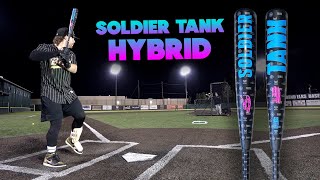 Hitting with the 2025 Soldier Tank HYBRID | BBCOR Baseball Bat Review