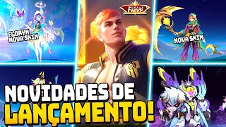 𝗡𝗢𝗩𝗜𝗗𝗔𝗗𝗘𝗦 𝗗𝗘 𝗟𝗔𝗡𝗖̧𝗔𝗠𝗘𝗡𝗧𝗢! NOVA SKIN DO PAQUITO MVP! NOVAS SKINS! MOBILE LEGENDS