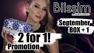 Blissim Promotion! 2 for 1: September box + 1 surprise! Time to check