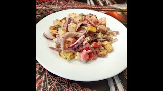 Быстрый и вкусный салат с помидорами. Покоряет сразу. Необыкновенный вкус.Полюбите помидоры заново!