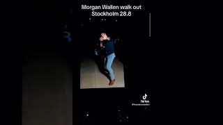 Morgan Wallen Sweden walkout