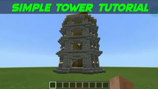 Minecraft|How to build Simple Tower!