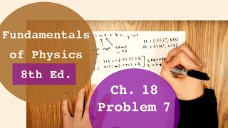 Fundamentals of Physics 8th Edition (Walker/Halliday/Resnick), Chapter 18, Problem 7 Solution