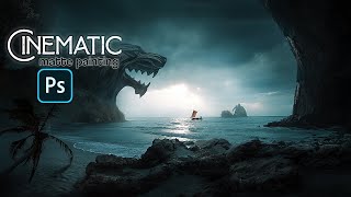 Cinematic Matte Painting !! Composition !! Adobe Photoshop Tutorial [ 2020 ]