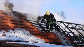 Gaisras Stoties gatvėje