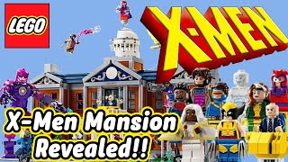 LEGO X-Men: X-Mansion 2024 Marvel Modular set OFFICIALLY Revealed!!