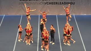 Team Cheer Junior Median Hell´s Cheerleaders České Budějovice Hell's Flames at CZCN 2019