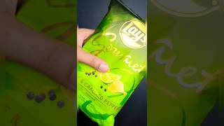 Lays Gourmet Lime & Cracked Pepper 🍋 #asmr