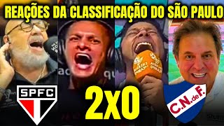 REAÇÕES DO NILSON CÉSAR, SOUZA E DOS SÃO PAULINOS ao SÃO PAULO CLASSIFICADO SÃO PAULO 2X0 NACIONAL