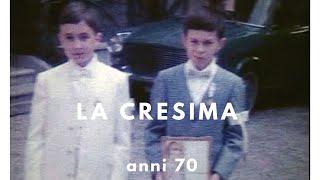 Cresima 1972 messa nella chiesa parrocchiale Portogruaro celebrazione con il Vescovo