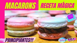 MACARONS LA RECETA MAS FÁCIL 👩‍🍳😱RECETA MÁGICA 😱TRUCOS