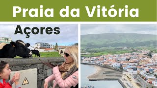 Praia da Vitória Terceira Açores Islands Portugal 🇵🇹 Walking tour city in 3 hours