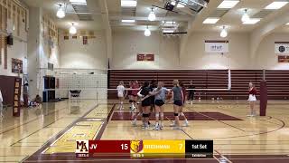 Menlo-Atherton High School Girls' Volleyball: JV vs Freshman (October 21, 2022)