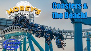 Roller Coasters On the Beach! Morey's Piers, Wildwood, New Jersey Vlog!