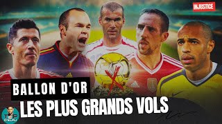 😱⚽Ces Légendes qui se sont fait volé le #Ballon d'Or