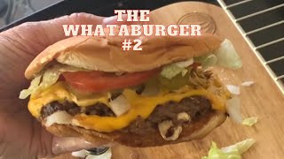 THE WHATABURGER #2 DOUBLE MEAT CHEESEBURGER