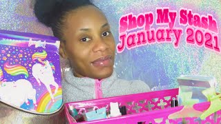 Shop My Stash January 2021, My Makeup Collection, Project Pan 2021, MakeupShae