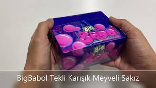 Big Babol Karışık Meyve Aromalı Balonlu Şekerli Sakız 90 Adetli