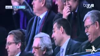 ▶ ‫برشلونة   ملقا   3 0 الدوري الاسباني 27 1 2014 تعليق فارس عوض HD‬‎