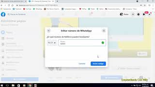 Como Poner Boton WhatsApp En Tu Pagina De Facebook (Tutorial Paso A Paso)