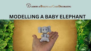 CUTE FONDANT BABY ELEPHANT