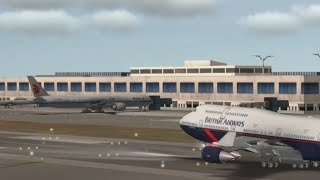 British Airways B747-400 Landing #shorts #rfsshorts #rfsuniverse #rfs #realflightsimulator