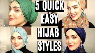 Everyday Simple Hijab/ Shawl Tutorials ~ Immy