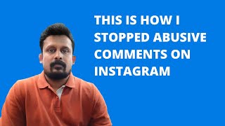 How To Filter Abusive Comments On Instagram | Mobile Video