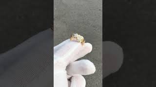 14k Yellow Gold Custom Made Natural Diamond Ring 1.13TCW