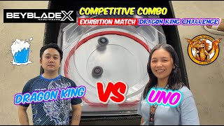 The Dragon King VS Uno | Beyblade X Competitive Exhibition Matchベイブレードエックス