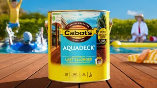 Cabot's Aquadeck | It's like SPF for your deck