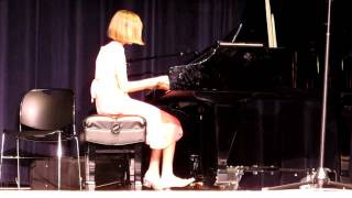 Jessica Bruns playing Elegy on the piano.