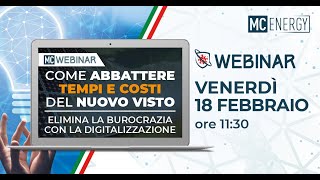 18.02. 2022 - Come abbattere Rischi, Tempi e Costi del Nuovo Visto