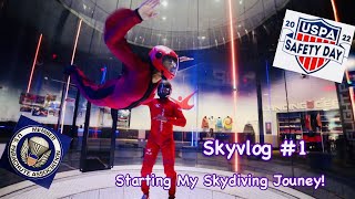 Starting My Skydiving Journey! | Skydive Vlog #1 Safety Day 2022 + iFly