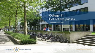 Communicatietheorie: College 11 - Het actieve publiek