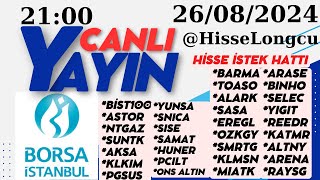 HİSSE ANALİZLERİ CANLI YAYIN - HİSSE İSTEK HATTI - BORSA