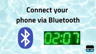 Connect your phone to your pace clock.